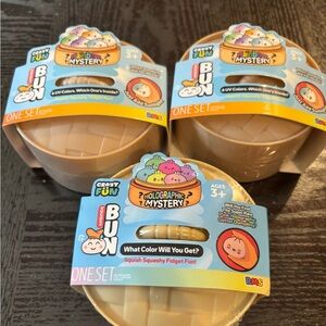 RMS Holographic and Rainbow UV Dumpling toy lot of 3 sealed! Large size!